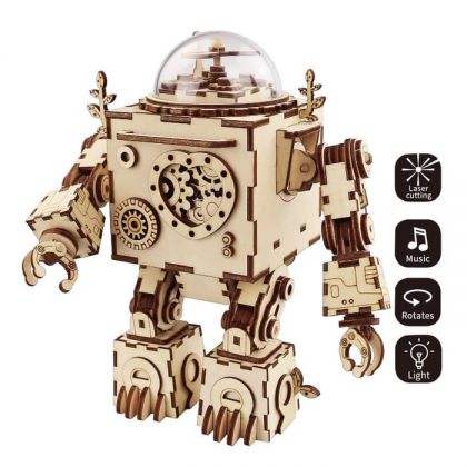 Robotime Steampunk Music Box- Orpheus