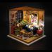 ROBOTIME DIY Dollhouse Kit-Locus's Sitting Room with LED light