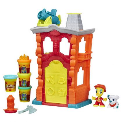 Play-Doh Town Firehouse Playset