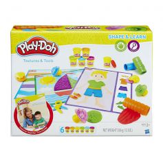 Play Doh Shape and Learn Textures and Tools - B3408
