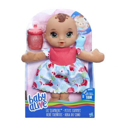 Baby Alive Lil Slumbers Brunette Doll